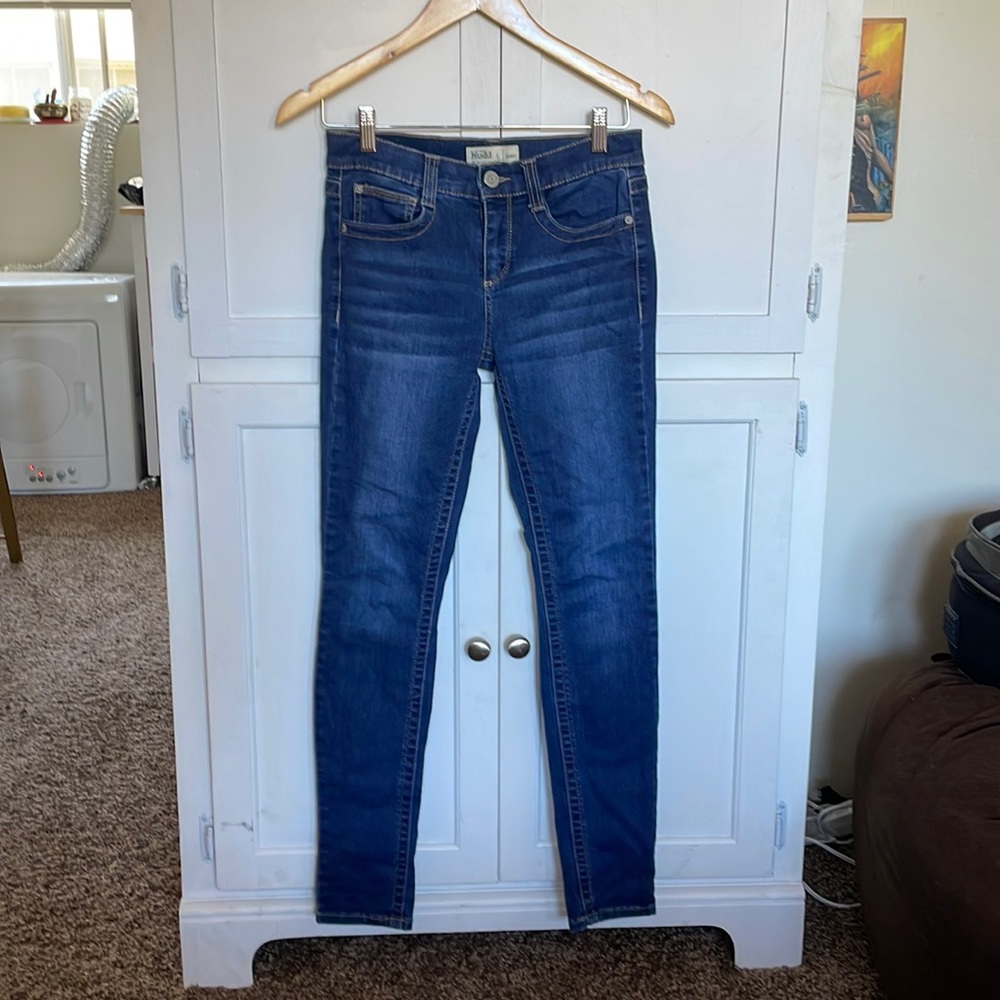 Size 5 blue Mudd skinny stretch jeans